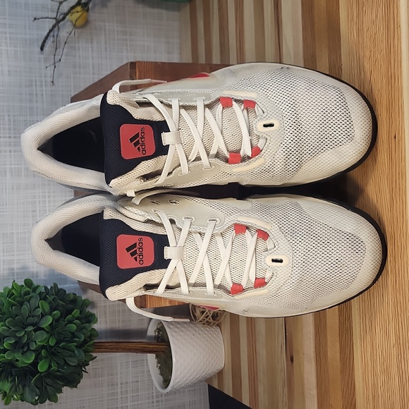 Adidas Dropset, Golden Biege and Red, Trainer Sneakers - Picture 4 of 7